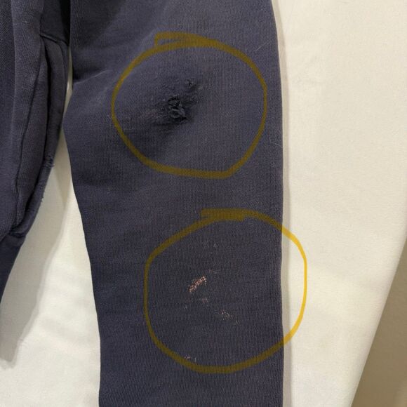 VTG Converse One Star Mens Jacket Navy Blue Full Zip Size Small Made In USA - Picture 16 of 16